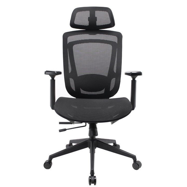 Multiwood Superior Comfort Office Seating with Deep Padding, Posture Support and Relaxed Tilt Function – Black - Image 2