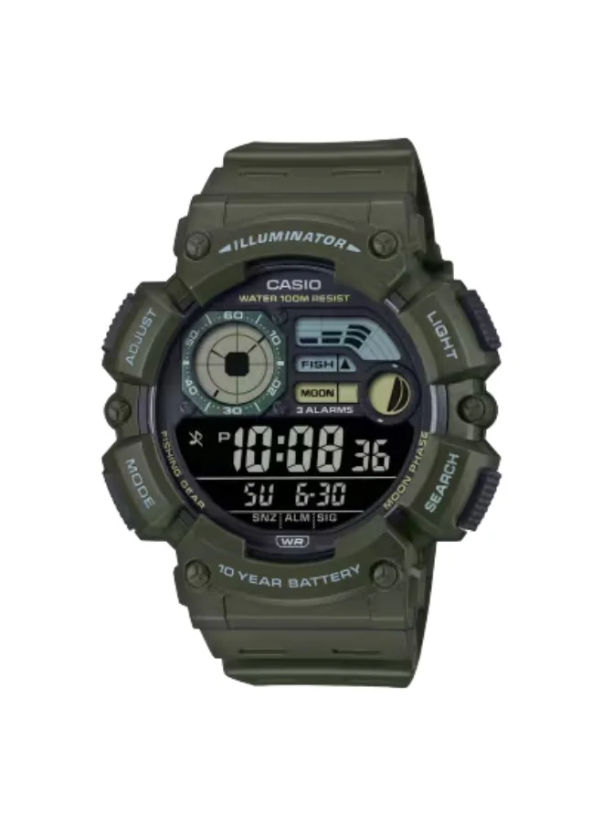 كاسيو Men's Resin Digital Watch WS-1500H-3BVDF - 50.1 mm