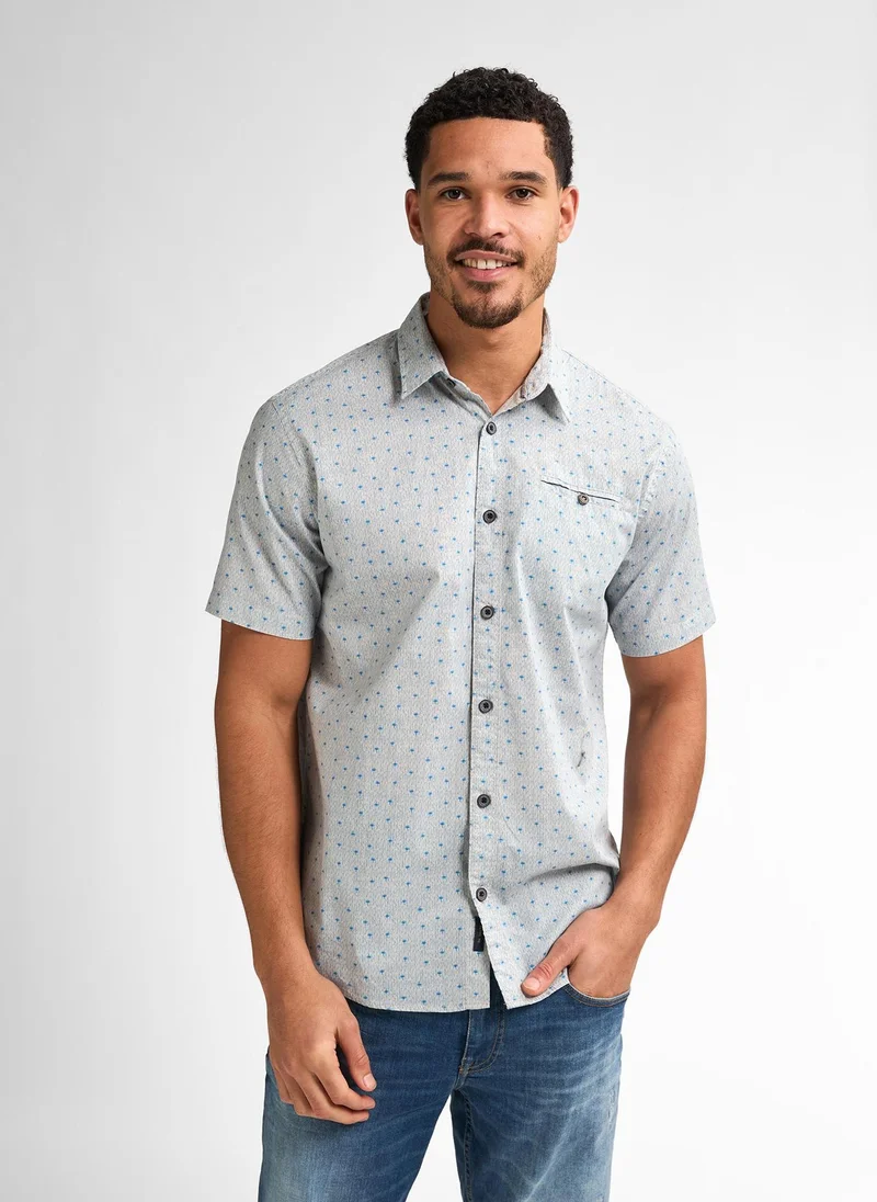 Petrol Industries Men Shirt Short Sleeve AOP