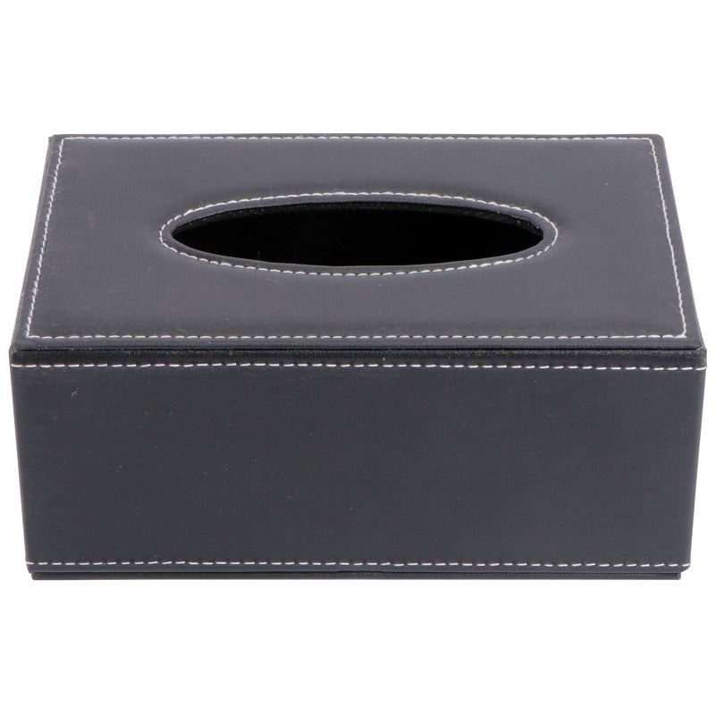 2 pcs Stylish Tissue Box Practical Household Napkin Container ( , Black) - Image 1