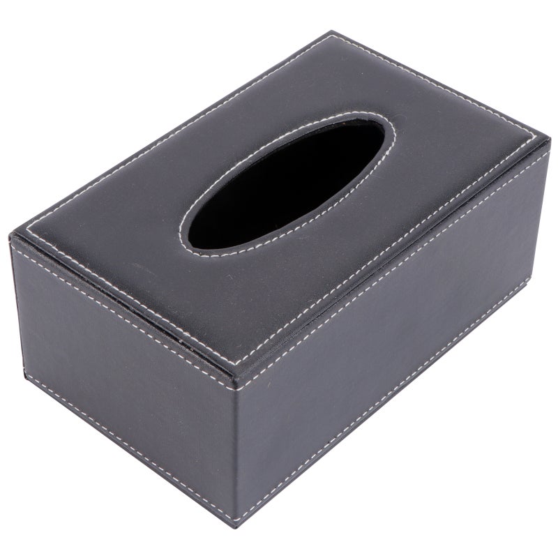 2 pcs Stylish Tissue Box Practical Household Napkin Container ( , Black) - Image 4
