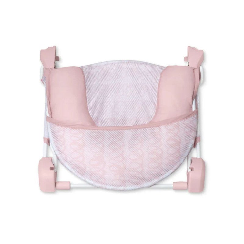 Ingenuity - Foldaway 2-Position Bather in Pink with Mesh Sling and Compact Fold, Ages 0–6 Months - Image 5