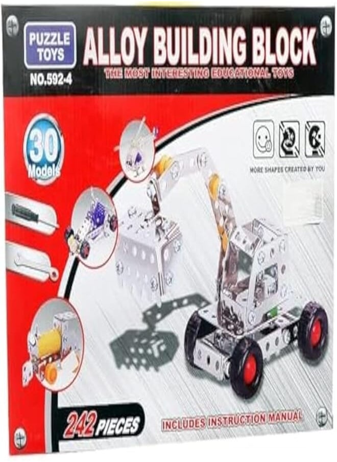 Generic 242 Pieces Metal Meccano Toy 