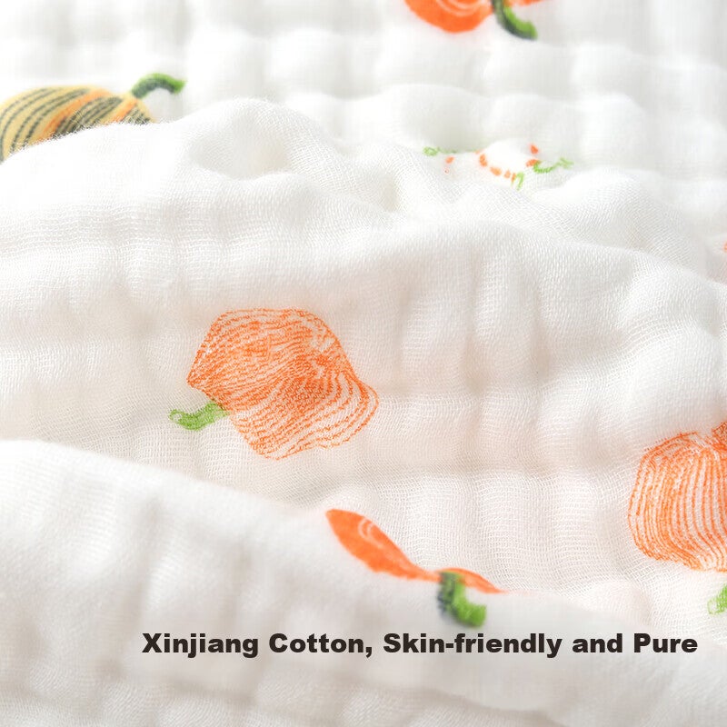 JD Jing Zao MUJI Kids Towel 4-Pack 7A Antibacterial Pure Cotton 6-Layer Gauze Soft Skin-Friendly Square Saliva Towels - Image 3