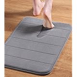 Flamingo P Flamingo P Memory Foam Bath Mat Soft Memory Foam Non Slip Bath Mat Toilet Floor Rug Non Slip Rubber Backing Non Slip - Image 1