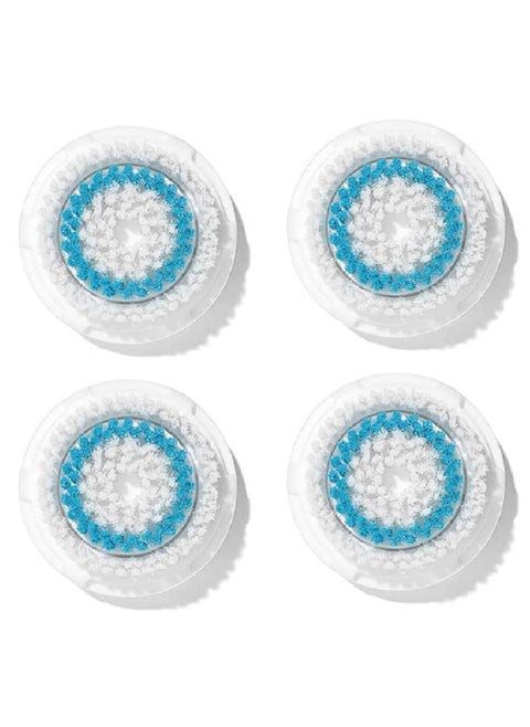 Brush Head Replacements Compatible with Clarisonic Mia 1, Mia 2, Mia Fit, Alpha Fit, Smart Profile Uplift and Alpha Fit, 4 Pack(Deep Pore)