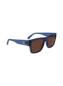 Calvin Klein Jeans Men's Rectangular Sunglasses - CKJ23605S-400-5618 - Lens Size: 56 Mm  - Image 1