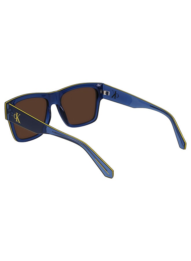 Calvin Klein Jeans Men's Rectangular Sunglasses - CKJ23605S-400-5618 - Lens Size: 56 Mm - Image 3