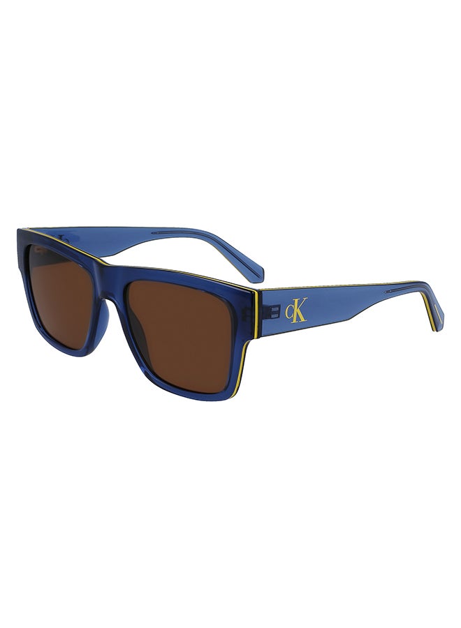Calvin Klein Jeans Men's Rectangular Sunglasses - CKJ23605S-400-5618 - Lens Size: 56 Mm - Image 2
