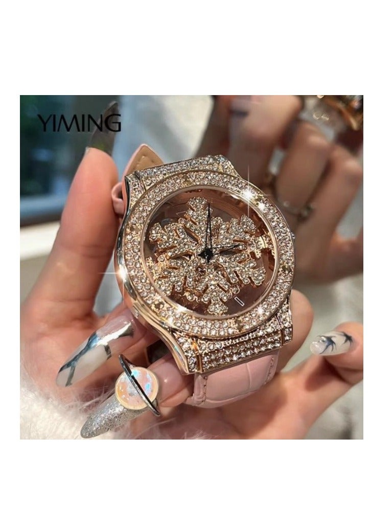Yiming Ladies' Light Luxury Niche Starry Sky Watch - Image 1
