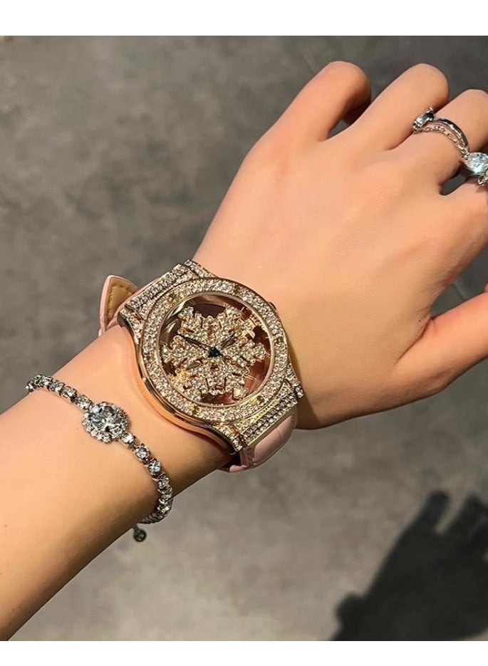 Yiming Ladies' Light Luxury Niche Starry Sky Watch - Image 2