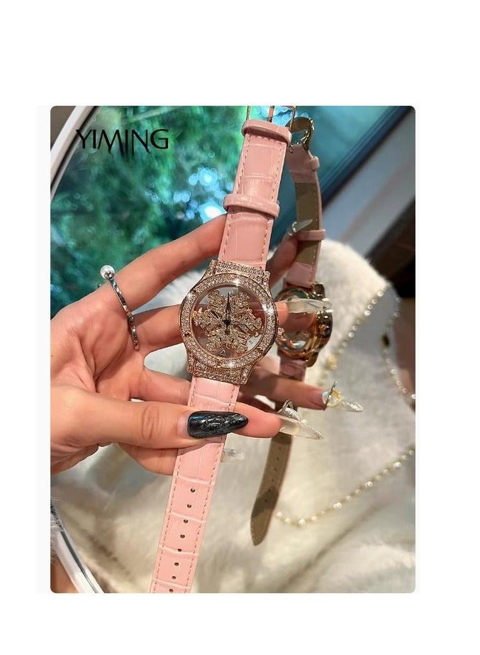 Yiming Ladies' Light Luxury Niche Starry Sky Watch - Image 3