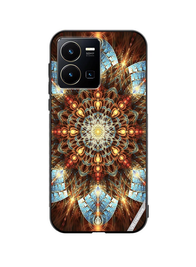 Protective Case Cover For Vivo Y35 Mandala Design Multicolour