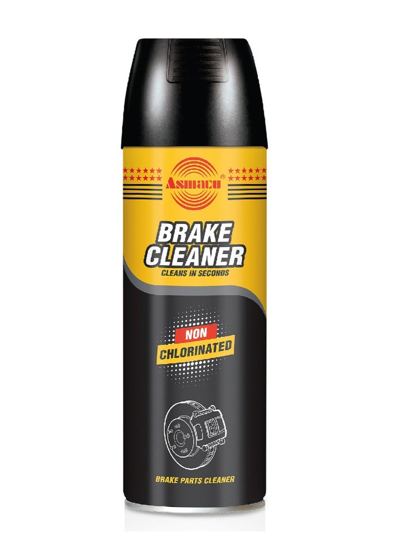 Asmaco Brake Cleaner Spray – 500ml-Fast Evaporating Automotive Degreaser for Brake Discs, Pads, Clutches & Engine Parts, Removes Oil & Grease, Residue-Free - Image 1