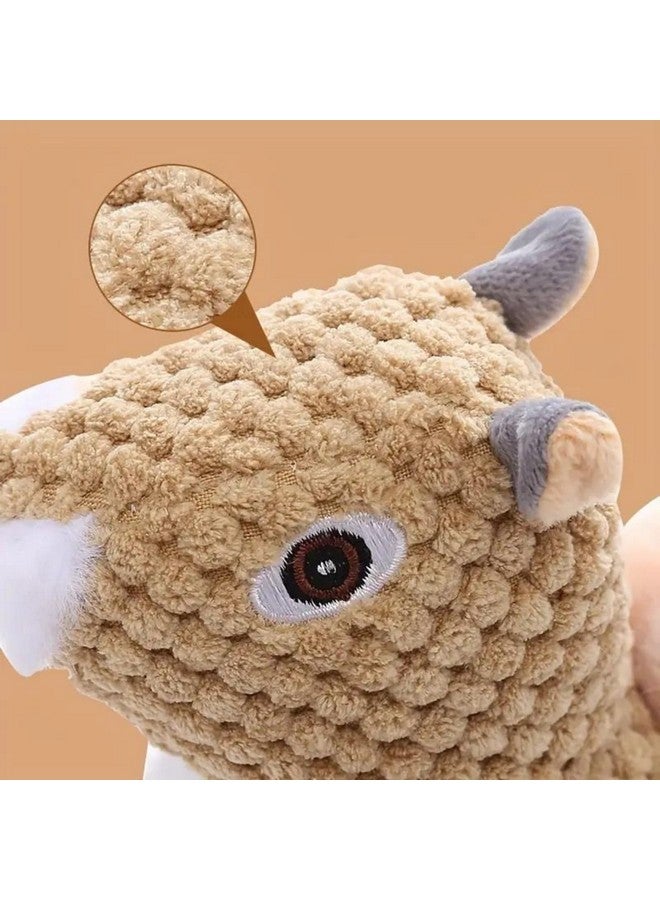 إيميلي بيتس ألعاب الكلاب المحشوة التي تصدر صريرًا، ألعاب مضغ الحيوانات الأليفة، ألعاب حيوانات الكوالا المحشوة، ألعاب تفاعلية لأضراس العض للجراء والكلاب (بني) - Image 5