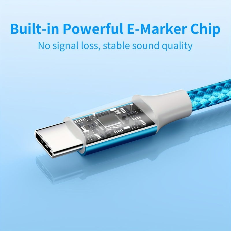 USB A to C Fast Charging Cable 2 Pack Nylon Braided 3 3 6 6 9 Feet Compatible with Samsung Galaxy S25 S24 S23 S22 S21 Xiaomi Series LG - Image 5