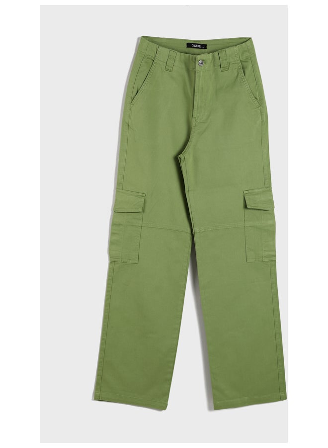 LC WAIKIKI Standard Fit Gabardine Women's Cargo Trousers - Image 1