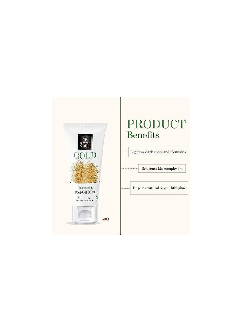 Good Vibes Good Vibes Gold Brightening Peel Off Mask  - Image 3