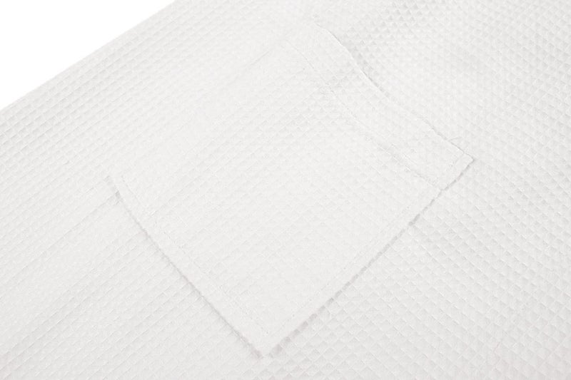 sunshinemall Women's Lightweight Bath Shower Wrap Waffle Spa Robes Bathrobe Quick Dry Cover Up with Adjustable Closure, White, 2X-Large - Image 5