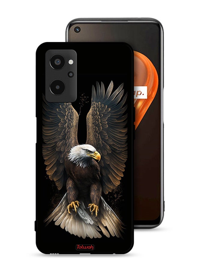 Tolwak Realme 9i 4G Protective Case Cover Eagle Spread Wings - Image 1