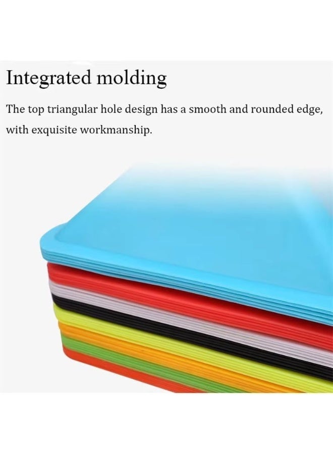 كيوشوب أقماع تدريب رياضية مخروطية – Training Cones لكرة القدم والتمارين الرياضية – أقماع تحديد المسار للتدريب واللياقة - Image 4