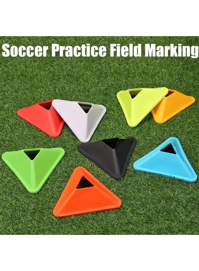 كيوشوب أقماع تدريب رياضية مخروطية – Training Cones لكرة القدم والتمارين الرياضية – أقماع تحديد المسار للتدريب واللياقة - Image 3