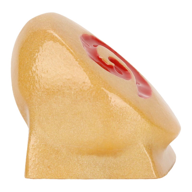 Hand Carved Resin Gaming Keycaps Yellow Plug and Play for Mechanical Keyboards Smooth Typing Feel - Image 3