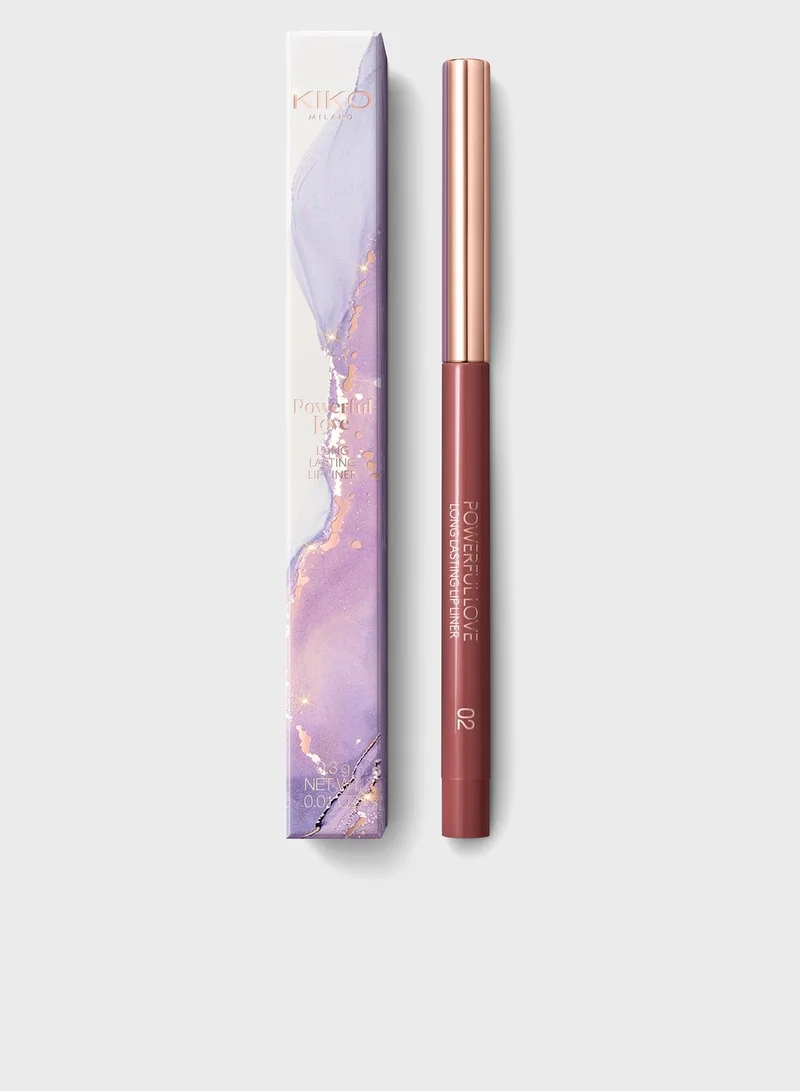 KIKO MILANO Powerful Love Long Lasting Lip Liner - 02 - Pink Lucky Charm