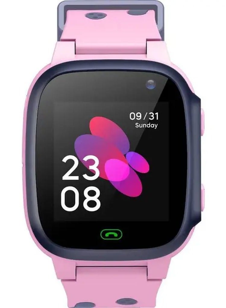 GREEN LION Kids Smart Watch Series 1 with Tracking/ HD Touch Screen/Alarm/Two-Way Calling/ Voice Chat/Camera Control/Safety Zone/ Voice Chat/ Smart Watch for Kids - Pink - Image 5