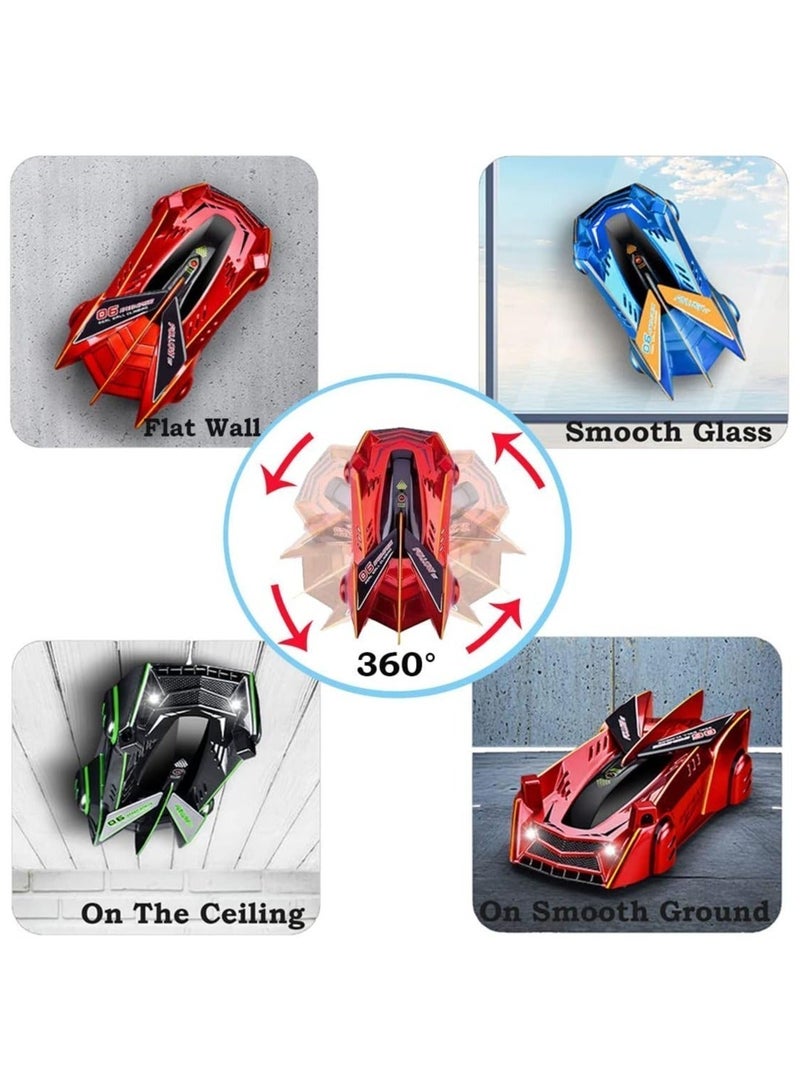 MIXDE Wall Climbing Remote Control Car Dual Mode 360° Rotating RC Stunt Cars with Headlight Rechargeable Toys for Boys Gift for Kids - Image 3