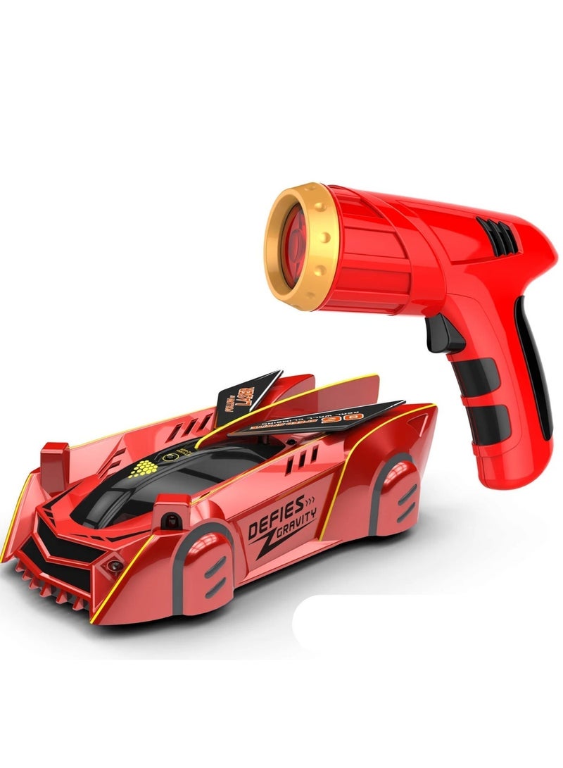 MIXDE Wall Climbing Remote Control Car Dual Mode 360° Rotating RC Stunt Cars with Headlight Rechargeable Toys for Boys Gift for Kids - Image 1
