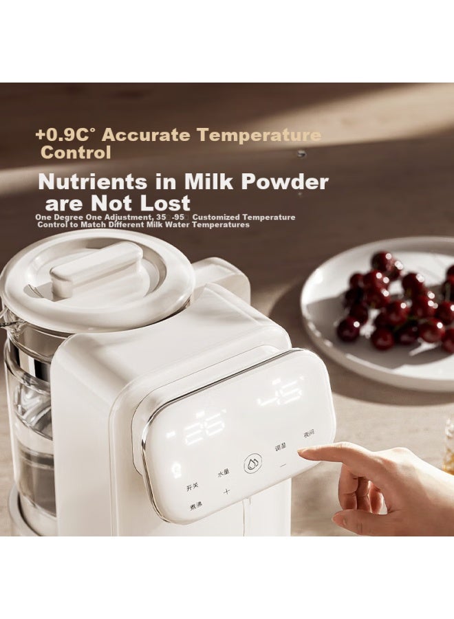 Skuld Shikou Constant Temperature Glass Kettle, Baby-specific, Precise Water Output, Milk Maker, Home Use Milk Warmer, Water Dispenser P9 - Image 3