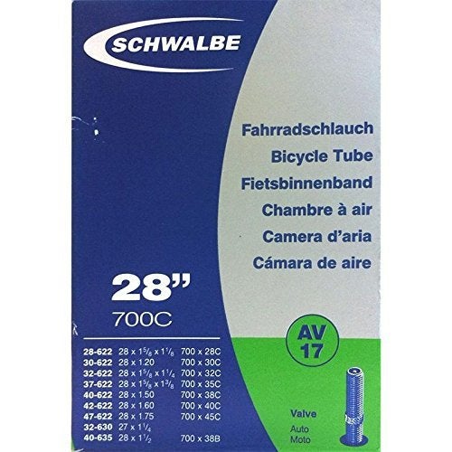 SCHWALBE AV17 Bicycle Inner Tube with Schrader Valve ~~28 inch 37622 MM (28 x 1 3/8 x 1 5/8 inches) (28 x 1.4 inches) by Schwalbe - Image 4