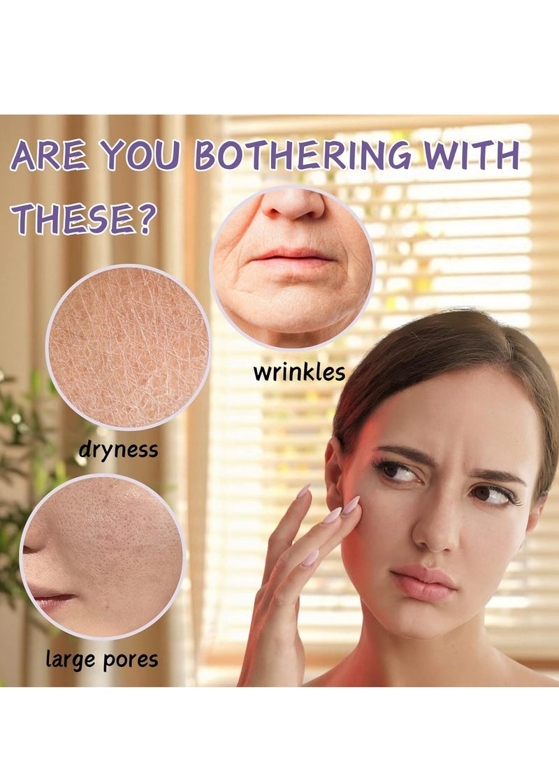 Rozino سيروم الببتيد لرفع وشد الوجه، سيروم مضاد للشيخوخة مع حمض الهيالورونيك، فيتامين C و E، سيروم مرطب للنساء، لرفع الوجه - سيروم للوجه لشد ورفع (30 مل) - Image 5