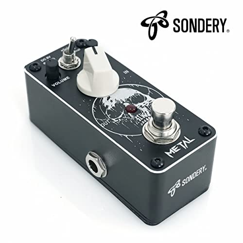 Sondery Metal Distortion Pedal for Electric Guitars, 3 Modes of Solo Turbo and Normal, Warm Smooth Wide Range of Vintage Distortion Sound, Mini Effect Pedal True Bypass, Art Design Series - Image 3