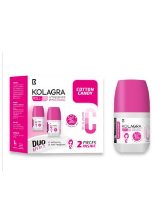 Kolagra Deodorant Roll on cotton candy 1+1 60ml - pzsku/Z03A874823D81D14CE563Z/45/_/1701619917/fba080e7-88b7-4c2b-8669-617024aa9650