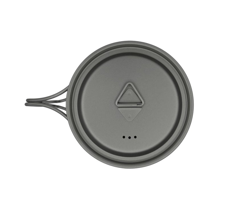 Kuvik Titanium Pot with Lid 650ml (22 oz) - Ultralight and Compact Pot for Backpacking, Camping, and Survival - Image 2
