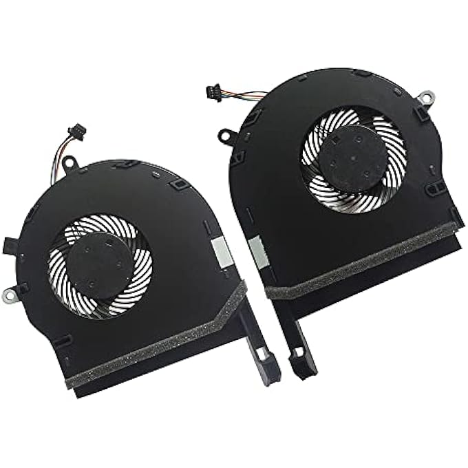 CPU GPU COOLING FANS INTENDED FOR ASUS TUF GAMING FX504 FX504G FX504GD FX504GE FX504GM FX504FE FX504GB FX80 FX80GD FX80GE FX80GM ZX80G ZX80GD GTX1050 SERIES LAPTOP REPLACEMENT FAN (1 PAIR)