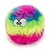 goDog Furballz Squeaky Plush Ball Dog Toy Chew Guard Technology Rainbow Large - Image 3