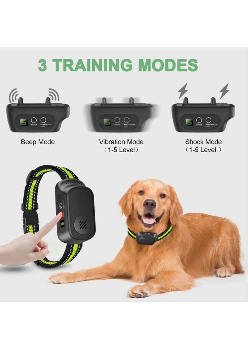 Rechargeable Dog Bark Collar with Beep Vibration and Shock, Anti Barking Collar for Small Medium Large Dogs, Humane Dog Training Device with 5 Adjustable Sensitivity Levels - pzsku/Z03A8A26BC8F5B233F8F0Z/45/_/1683875243/49290718-7196-4583-b99e-ef26777cfddc