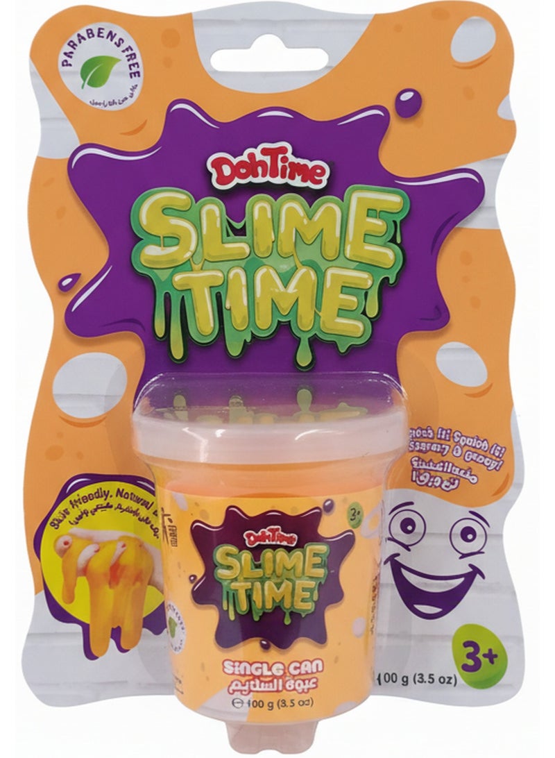 Slime Time Doh Can Orange 100 G