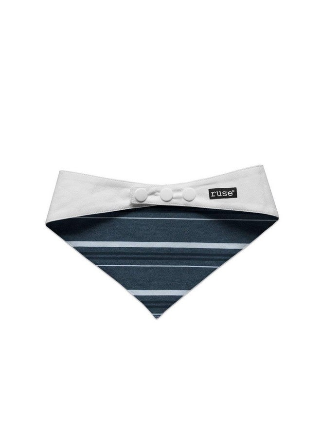 rusepin Reversible Dog Bandana Rang Barse Printed 100% Cotton Solid And Striped Adjustable Snap Button For Dogs/Large - Image 5