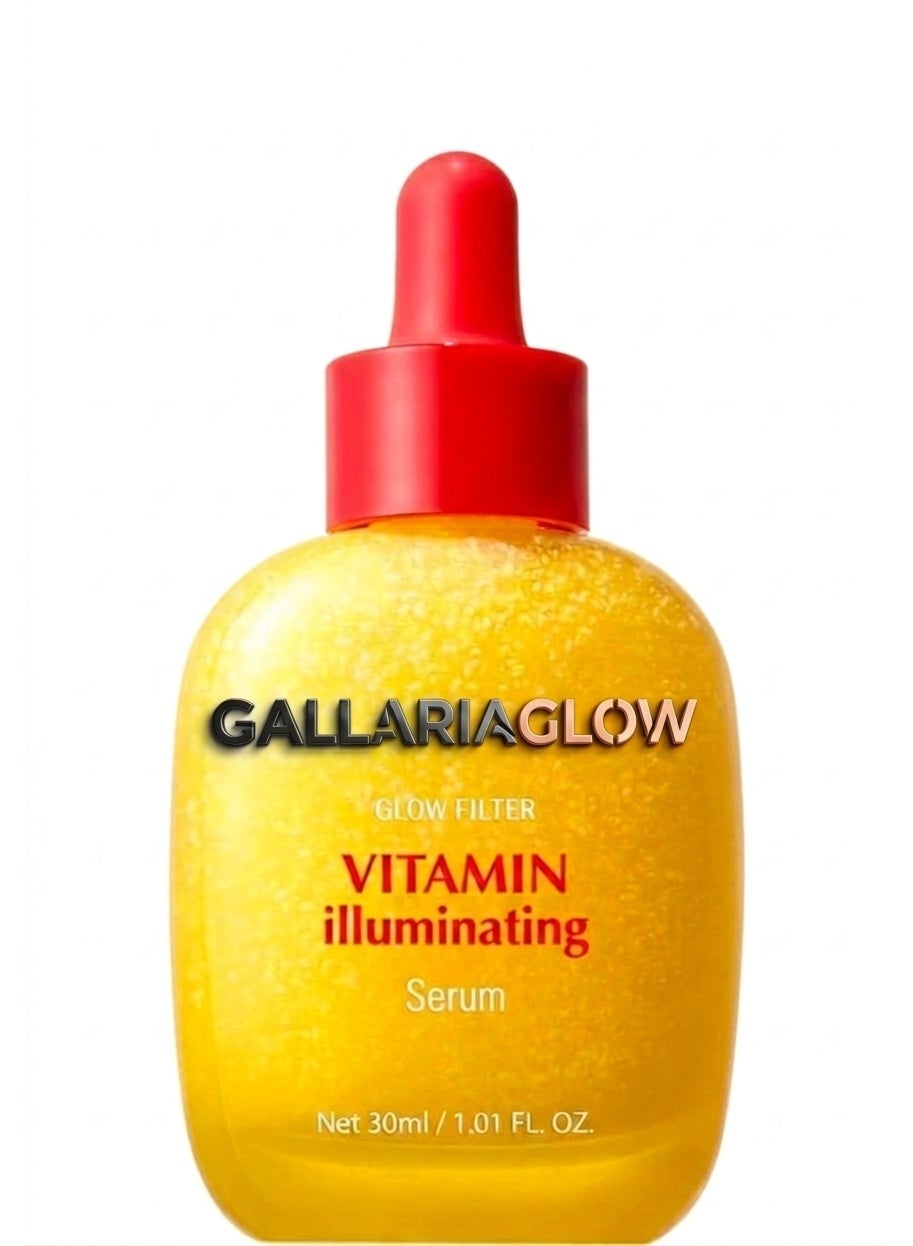 Vitamin Illuminating Serum – Brightening Vitamin C Serum with Niacinamide | Strengthens skin barrier | Hydrates using Ceramide and Hyaluronic Acid, 1.01oz / 30ml