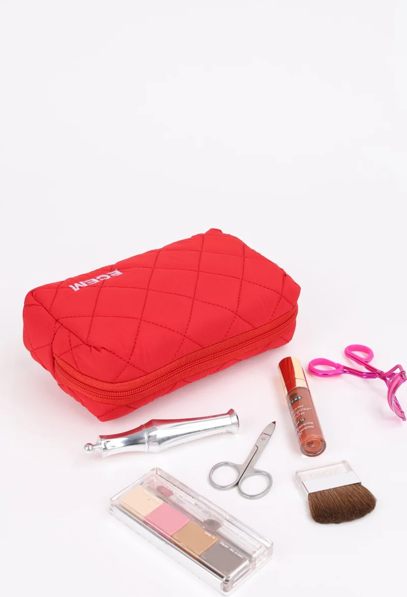 Nothing Personalized Named Quilted Make-up Bag for All Cosmetics and Care Products