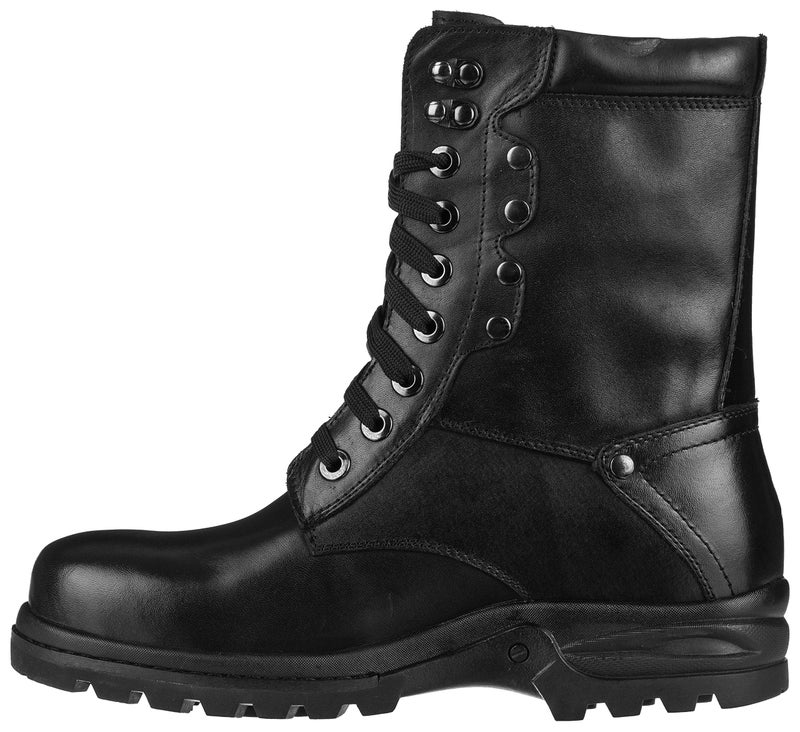Calden Men's Invisible Height Increasing Elevator Shoes - Black Leather Lace-up High-top Military Boots - 3.1 Inches Taller - K512666 - Size 8 D(M) US - Image 3