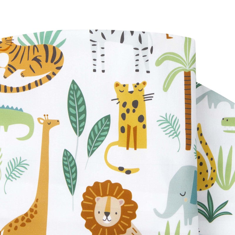 Boppy Nursing Pillow Cover, Colorful Wildlife, Cotton Blend, Fits The Original Support for Breastfeeding, Bottle Feeding, and Bonding, Cover Only, Sold Separately - Image 4