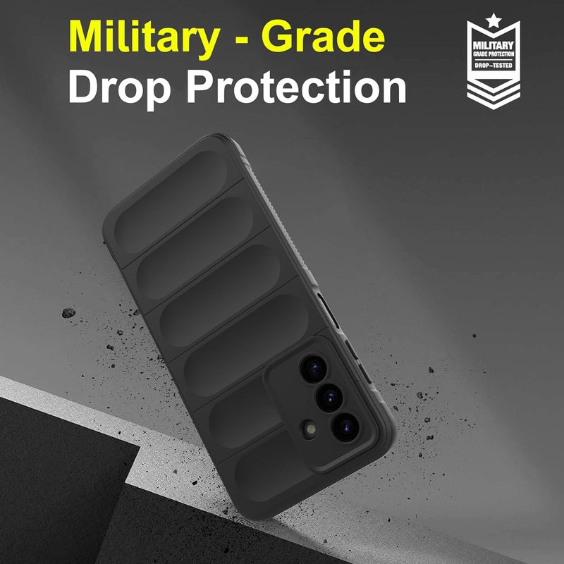 ZAPCASE غطاء خلفي لجهاز سامسونج جالاكسي A17 5G | غطاء سحري من السيليكون السائل مع حماية للكاميرا | أسود - Image 5