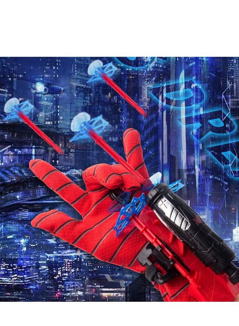 TOYS-EGYPT Spider-Man Launcher Gloves, Set of 2 Spiderman Hero Gloves for Kids, Spider Web Launcher, Hero Launcher Gloves, Spiderman Toy Glove, Hero Launcher for Kids for Costume Parties - Image 2