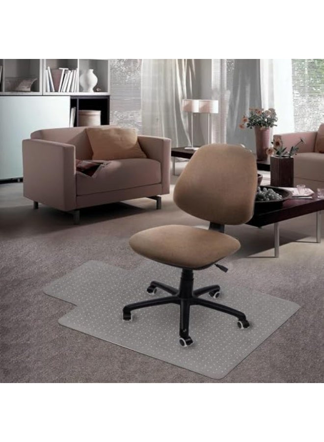 Carpet Chair Mat, 48" x 36" PVC Home Office Desk Chair Mat for Floor Protection, Clear, Studded, BPA Free Matte Anti-Slip with Lip (Color : With Lip) - Image 5