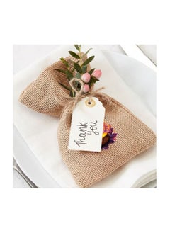 PRINTSHOP4ME Diwali Burlap Gift Bags-Set Of 12 Bags Reusable Gift Bags For Festive&Return Gifts Perfect For Diwali Celebrations Jute Bag For Sweets,Jewelry,Dry Fruits  - Image 5